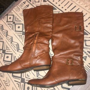 Tall Brown Fashion Boots